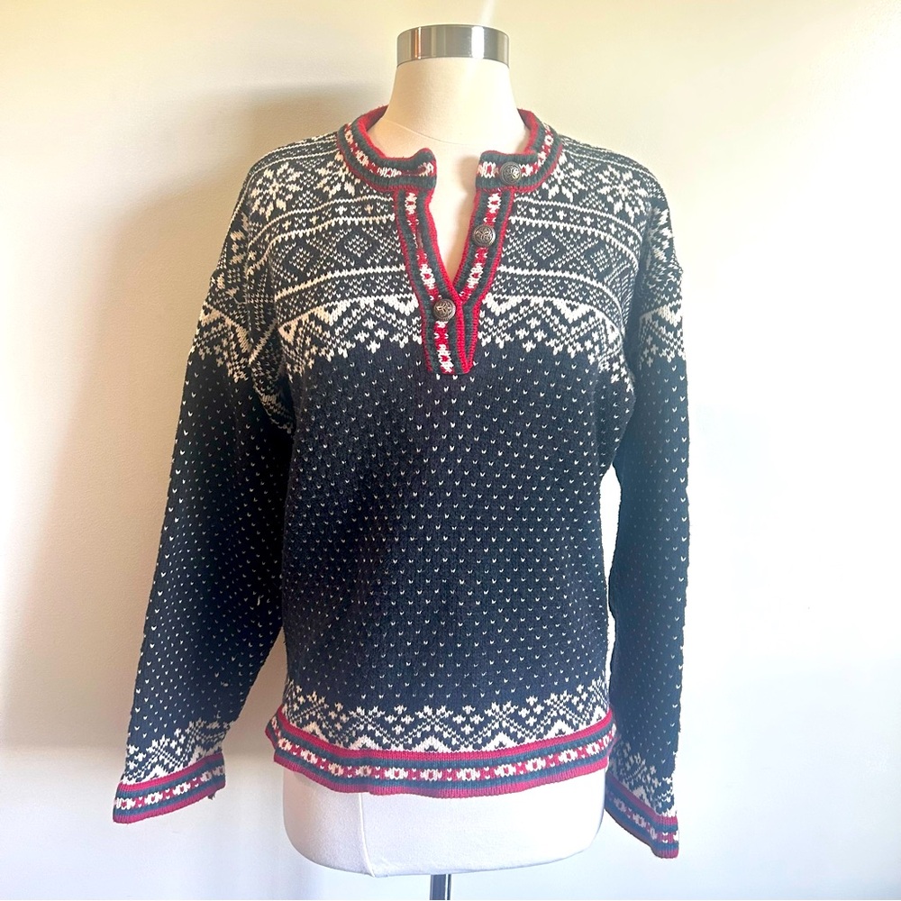 Vintage LL Bean Nordic Fair Isle Sweater